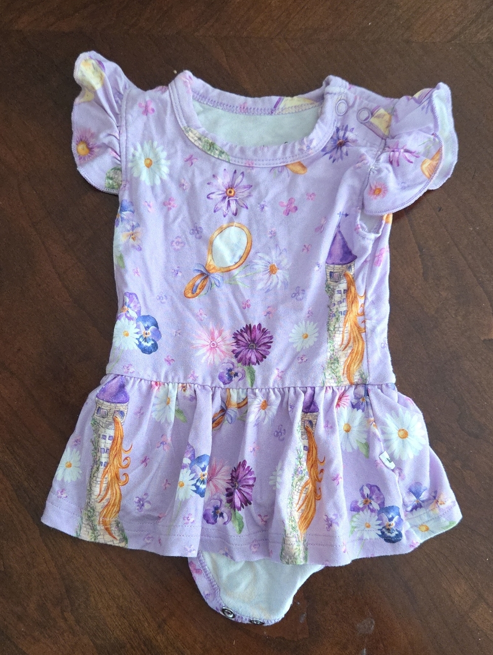 Little Crown & Capes Rapunzel Flutter Dress 0-3